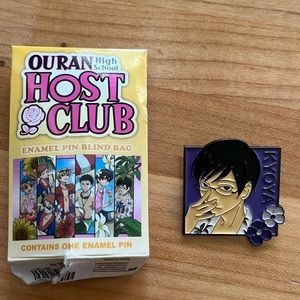 Ouran Host Club Kyoya Enamel Pin